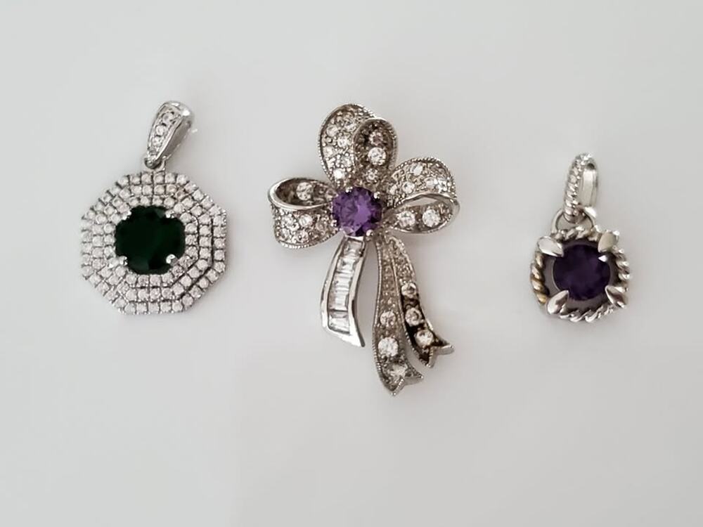 Lot of Sterling Pendants